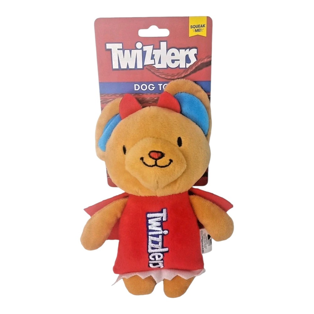 Dog Twizzler Twist Fun! Adorable Squeaky Toy - Candy-Inspired Playtime Buddy New